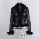 Ladies' Faux Leather Jacket P1974 1