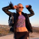 Ladies' Faux Leather Jacket P1974 5