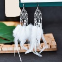 Ladies' Feather Drop Earrings G642 2