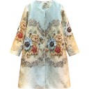 Ladies' Floral Coat P2041 2