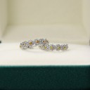 Ladies' Floral Hoop Earrings G691 3