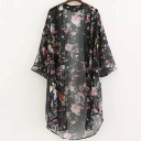 Ladies' Floral Kimono P534 2