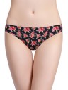 Ladies' Floral Print Thong 15
