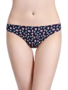 Ladies' Floral Print Thong 18