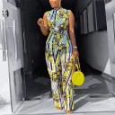 Ladies' Floral Sleeveless Jumpsuit 2