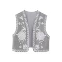 Ladies' Floral Waistcoat 3