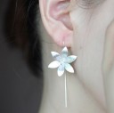 Ladies' Flower Drop Earrings G771 2