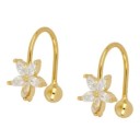 Ladies' Flower Ear Cuffs 3