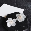 Ladies' Flower Earrings J154 6