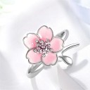 Ladies' Flower Ring D1778 2