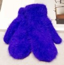 Ladies' Fluffy Mittens J3011 4
