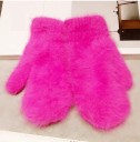 Ladies' Fluffy Mittens J3011 5