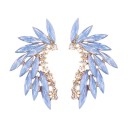 Ladies' Framed Earrings with Stones H809 13