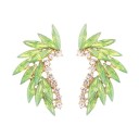Ladies' Framed Earrings with Stones H809 17