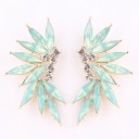 Ladies' Framed Earrings with Stones H809 26