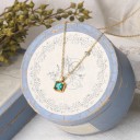 Ladies' Gold-Plated Necklace with Crystal 5