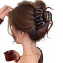 Ladies' Hair Clip 9 x 5 cm Elegant Sturdy Hair Clasp Glossy Design Strong Grip for Quick Hair Securing Stylish Accessory 4