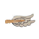 Ladies' Hair Clip Angel Wing Plastic BB Fringe Clip Side Hair Accessory 1 pc 4