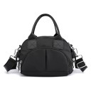 Ladies' Handbag 23 x 11 x 18 cm With a Rounded Shape Two Short Handles for Hand Carry Adjustable Shoulder Strap Front Zip Pocket 2