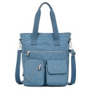 Ladies' Handbag for Carrying by Hand or Over the Shoulder with Detachable Strap Nylon Handbag with Zip Pockets and Internal Compartments 5