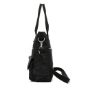 Ladies' Handbag for Carrying by Hand or Over the Shoulder with Detachable Strap Nylon Handbag with Zip Pockets and Internal Compartments 11