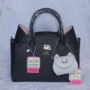 Ladies' Handbag in the Shape of a Cat with Ears Small Bag on a Chain Golden Decorative Half-Moon Artificial Leather 26 x 23 x 14 cm 5