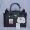 Ladies' Handbag in the Shape of a Cat with Ears Small Bag on a Chain Golden Decorative Half-Moon Artificial Leather 26 x 23 x 14 cm 6