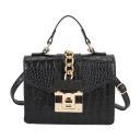 Ladies' Handbag with Crocodile Skin Pattern J141 1