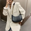 Ladies' Handbag with Crocodile Skin Pattern M1368 7