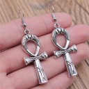 Ladies' Hanging Cross Earrings G467 10