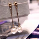 Ladies' Hanging Pearl Earrings 3