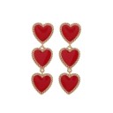Ladies' Heart Earrings G535 2