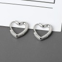 Ladies' Heart Hoop Earrings G127 1