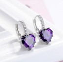 Ladies' Heart Hoop Earrings G520 9