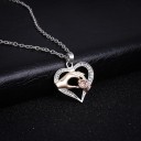 Ladies' Heart Necklace C1022 1