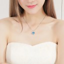 Ladies' Heart Necklace D419 6