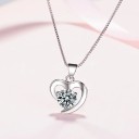 Ladies' Heart Necklace D515 4