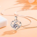 Ladies' Heart Necklace D545 4