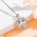 Ladies' Heart Necklace D566 4