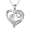 Ladies' Heart Necklace D762 2