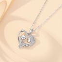 Ladies' Heart Necklace D762 5