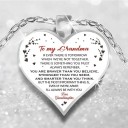 Ladies' Heart Necklace with Text 4