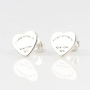 Ladies' Heart Stud Earrings J206 1
