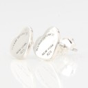 Ladies' Heart Stud Earrings J206 2