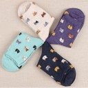 Ladies' High Socks with Cats 6