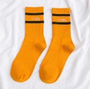 Ladies' High Socks with Stripes 5