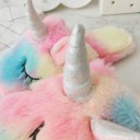 Ladies' Home Slippers - Colourful Unicorn 5