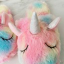 Ladies' Home Slippers - Colourful Unicorn 6