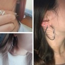 Ladies' Hoop Earrings G1516 4