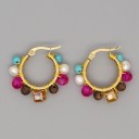 Ladies' Hoop Earrings G273 25